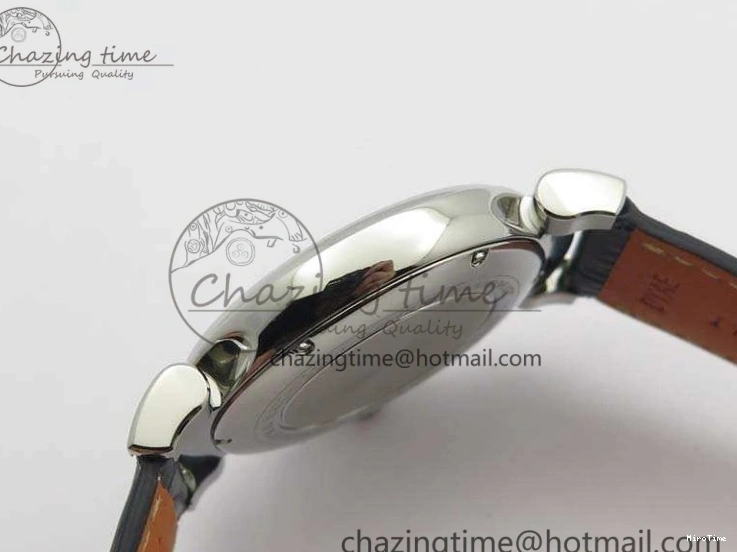 MIROTIME 0201 MoistureWicking Da Vinci IW356601 SS MKF 1:1 Best Edition Blue Dial On Black Leather Strap A 7233